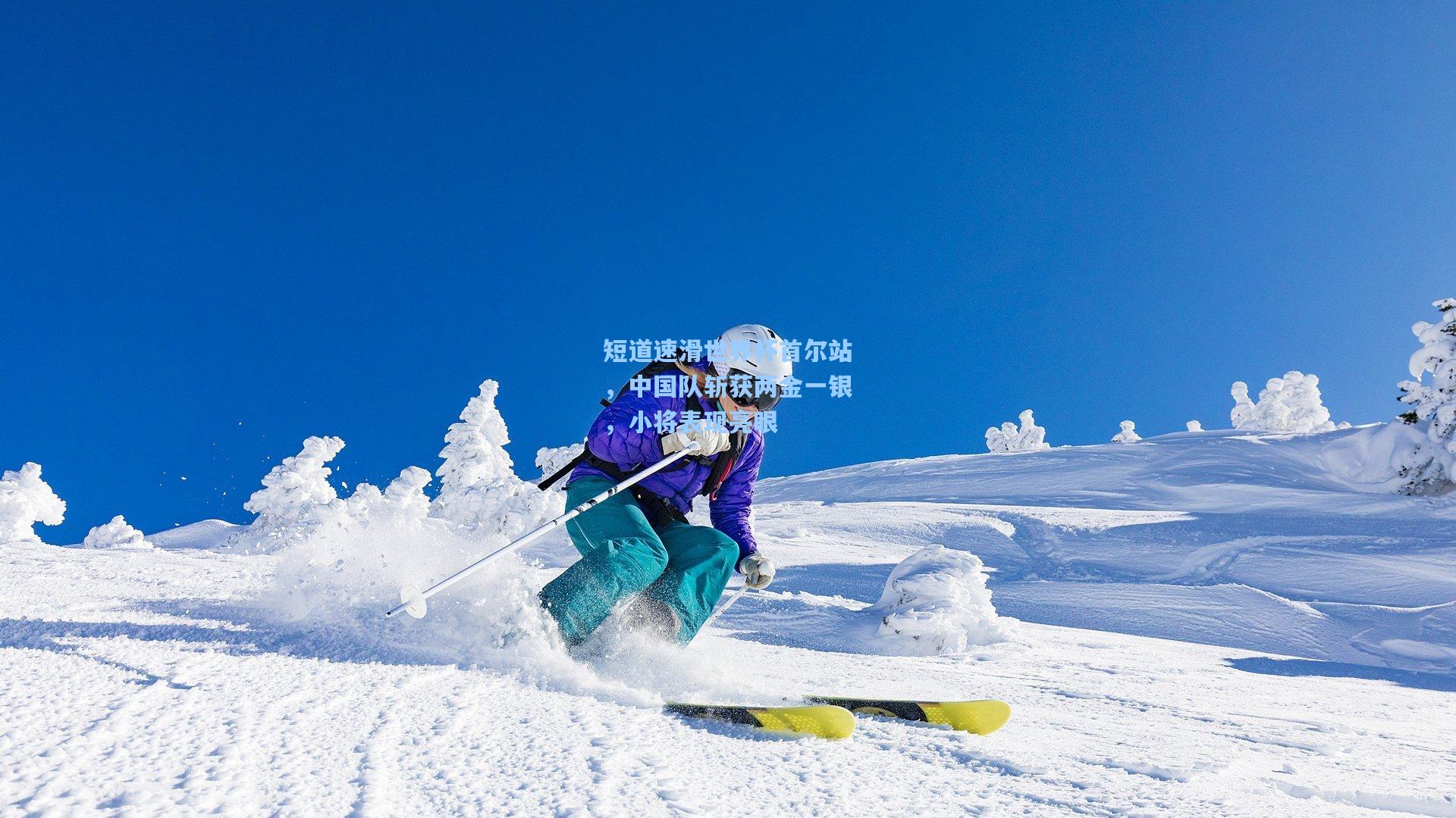 短道速滑世界杯首尔站，中国队斩获两金一银，小将表现亮眼