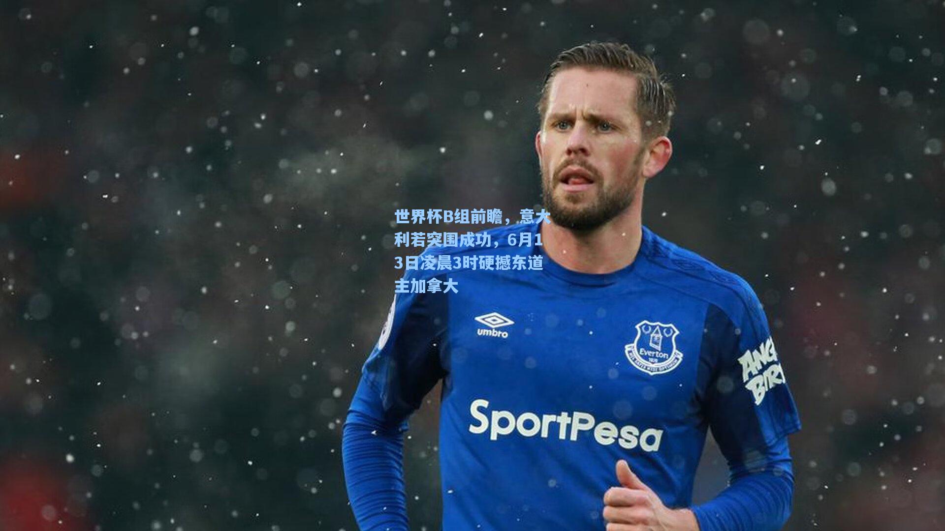 世界杯B组前瞻，意大利若突围成功，6月13日凌晨3时硬撼东道主加拿大